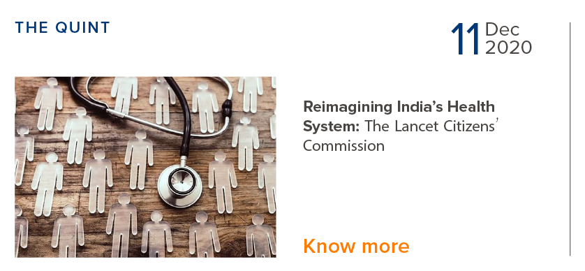 Reimagining India’s Health System - The Lancet Citizens’ Commission